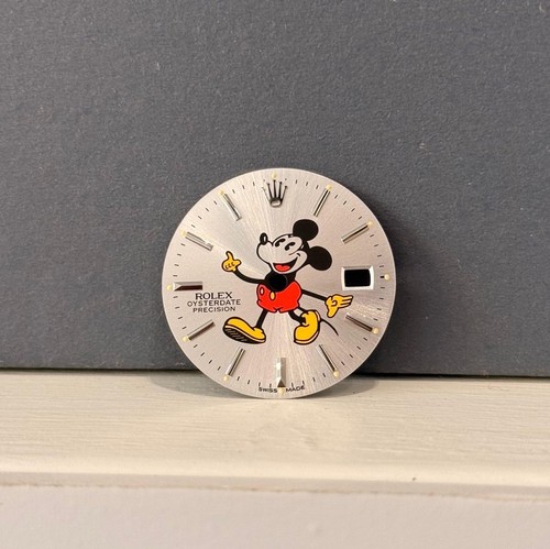 Dial quadrante argento mickey - quadrante,